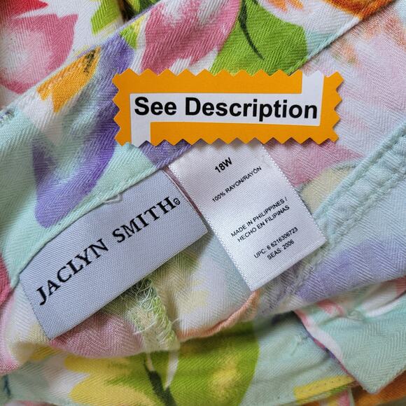 Jaclyn Smith Floral Skirt Womens 14 / 16 ALTERED Summer Midi Tea Length … - Picture 3 of 13